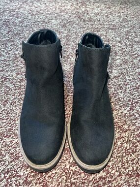 Black Slip-On Boots